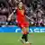 Alexia Putellas wearing a Spain kit during a match against England