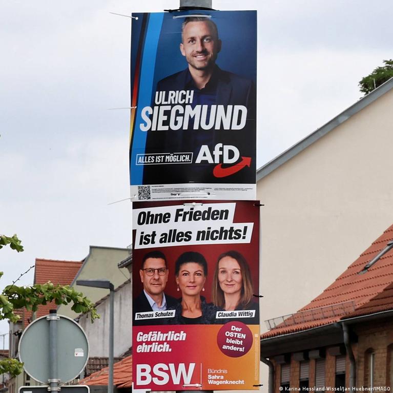 Anti-AfD protests sweep Germany as far right closes in on two more states; BSW's Wagenknecht open to helping AfD's Siegmund become Saxony-Anhalt premier