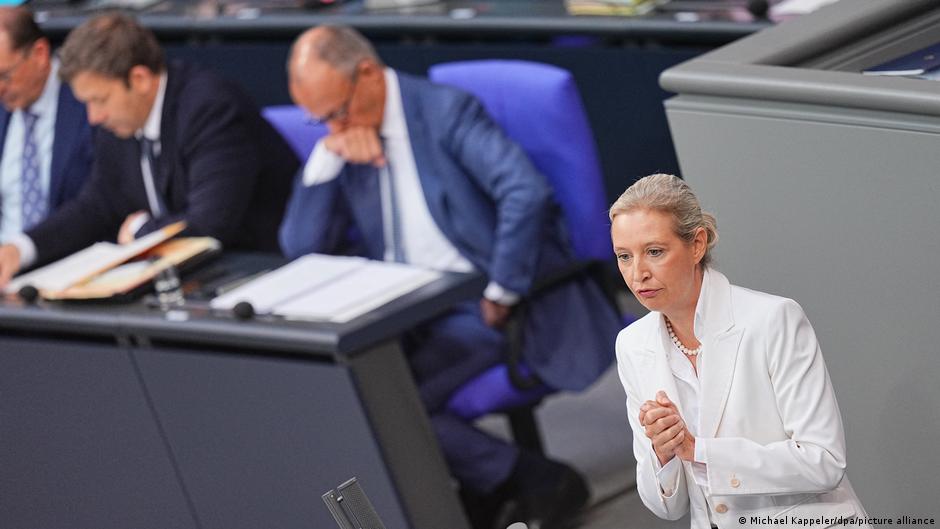 Germany news: Merz, Weidel face off after AfD state win