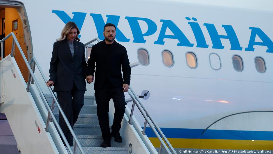 Ukraine's Zelenskyy arrives in Canada seeking air support