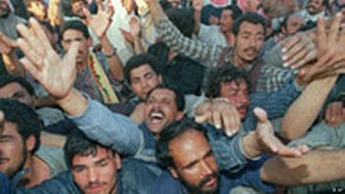 Irakische Flüchtlinge (AP)