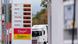 A gas station sign with high prices A gas station sign with high prices
