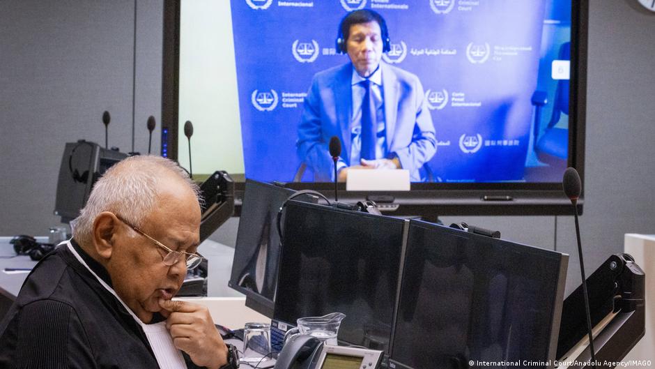 Duterte makes first appearance before ICC judges