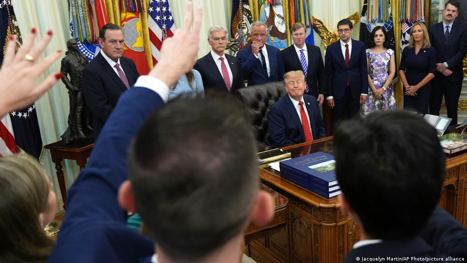 Trump bars CNN, MS NOW and Politico from White House
