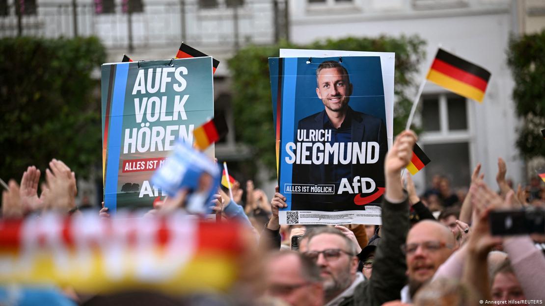 Pllakata elektorale të AfD-së në landin Mecklenburg-Vorpommern Pllakata elektorale të AfD-së në landin Mecklenburg-Vorpommern