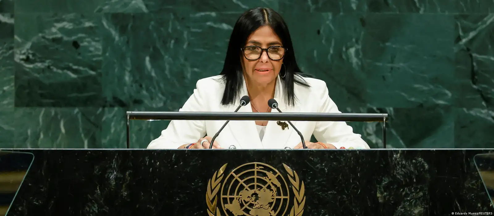 Delcy Rodríguez en la ONU: “en Venezuela habrá elecciones”