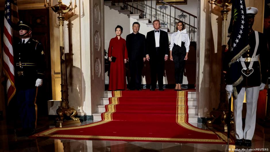 Trump hosts Xi for state dinner with tech CEOs