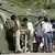 Asylum seekers at Australia's migration processing center in Nauru, 2001