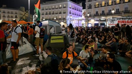Riesen-Demo gegen Zwangsräumung in Madrid
