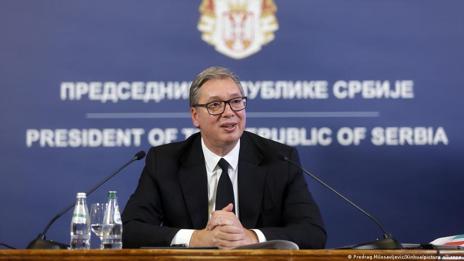 Serbian President Aleksandar Vucic announces resignation