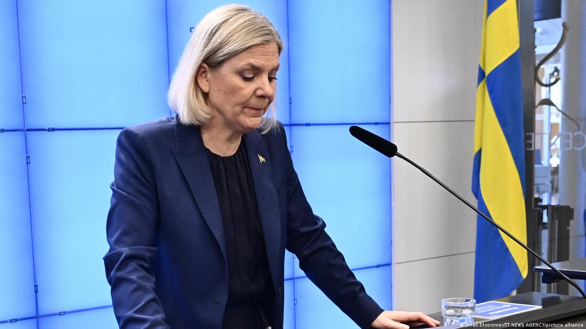 Anderssonun hökumət danışıqlarının pozulması İsveçdə istefa verən sağçı blokuna hakimiyyətdə qalmaq üçün şans verir Şəkil: Jonas Ekströmer/TT NEWS AGENCY/picture alliance