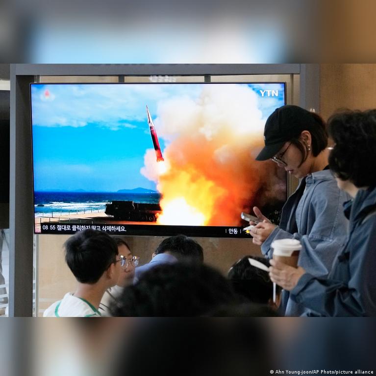 拒绝就地雷爆炸道歉 朝鲜再射弹道导弹