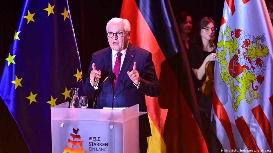 On German Unity Day, Steinmeier laments 'bitter setbacks'