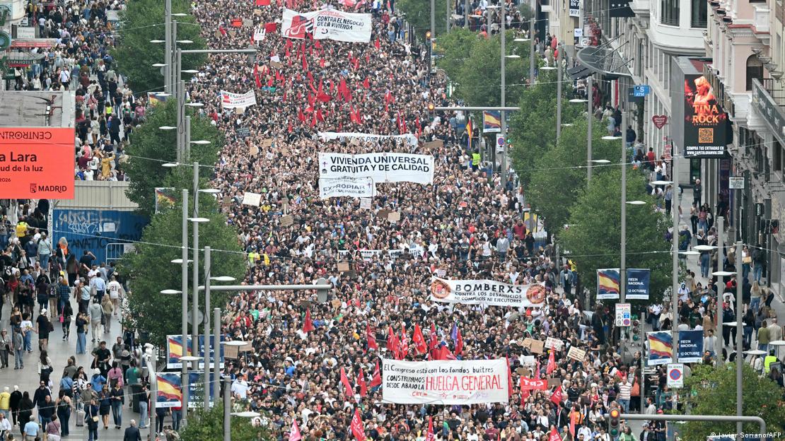 Протести в Мадрид
