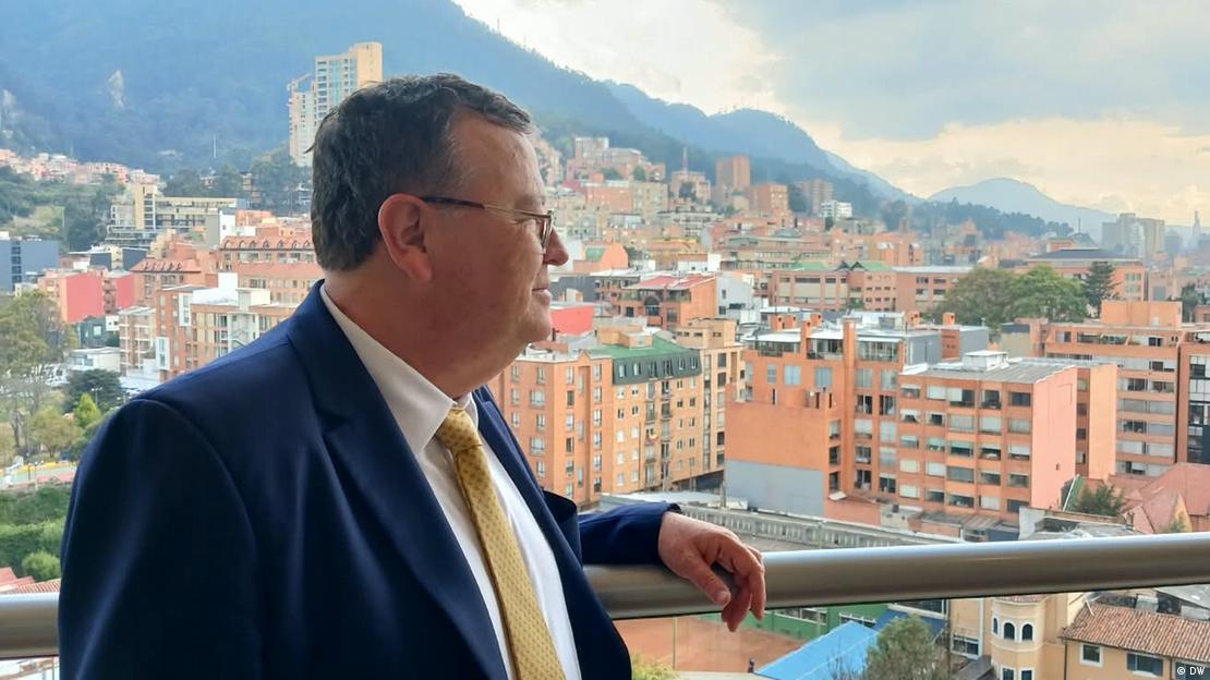 Alejandro Ramelli, presidente de la JEP en entrevista con DW.