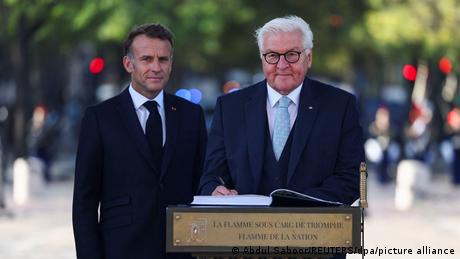 Steinmeier und Macron: Zwei Europäer nehmen Abschied