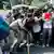 Las fuerzas de seguridad detuvieron a miles de personas para que no pudieran reunirse en el centro de Nueva Delhi.