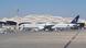 Passenger aircraft parked on the tarmac at King Khalid International Airport in Riyadh, Saudi Arabia Passenger aircraft parked on the tarmac at King Khalid International Airport in Riyadh, Saudi Arabia