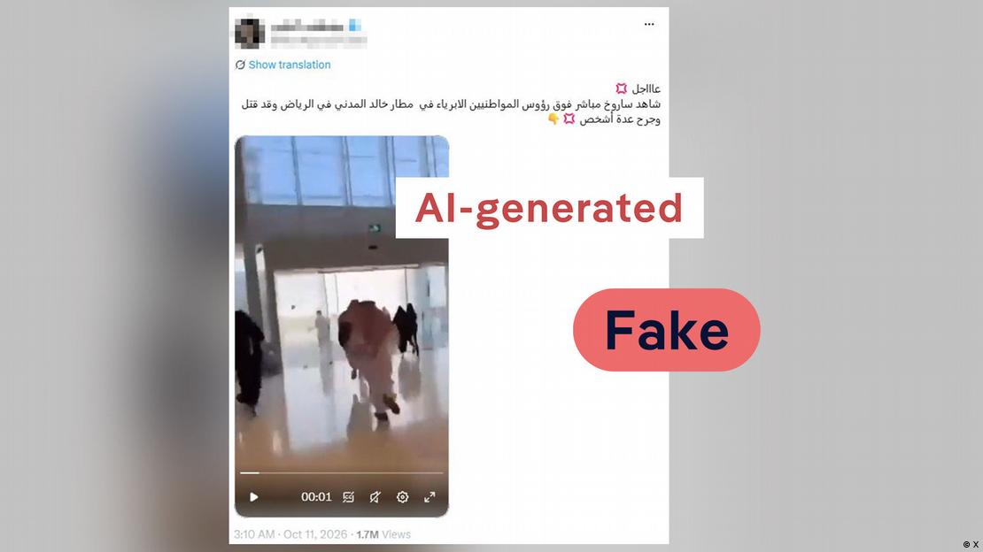 Image 1: A screenshot of an AI-generated video