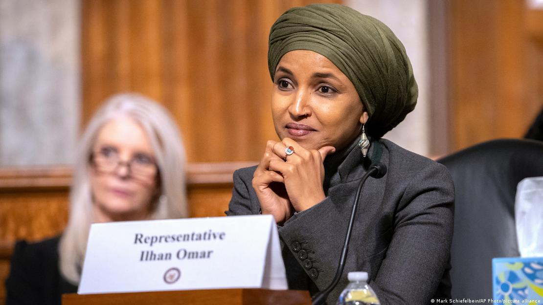  Ilhan Omar during a Senate hearing