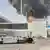 Smoke and flames following an attack by Houthi rebels at King Khalid Airport in Riyadh