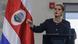 Presidente Laura Fernández na abertura da megaprisão