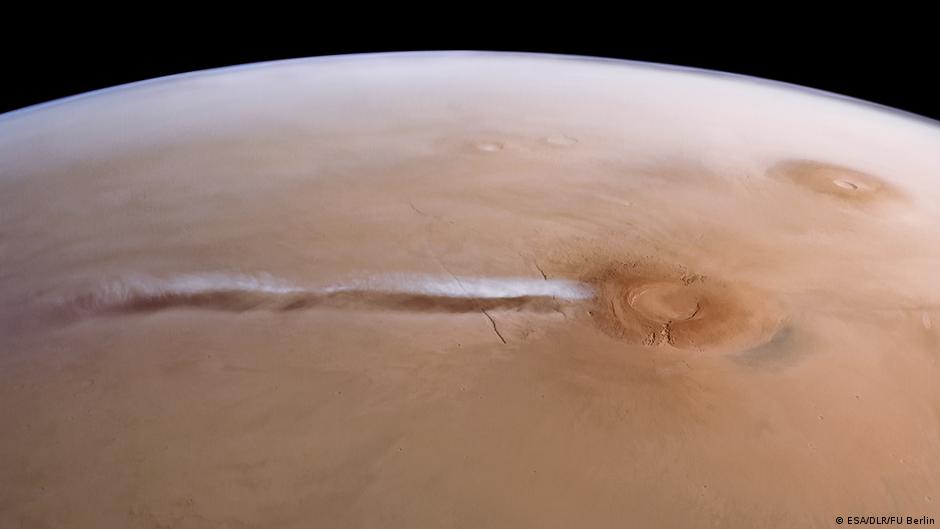 La nube más extraña de Marte, de 1.800 km, sigue una física que nadie había visto antes