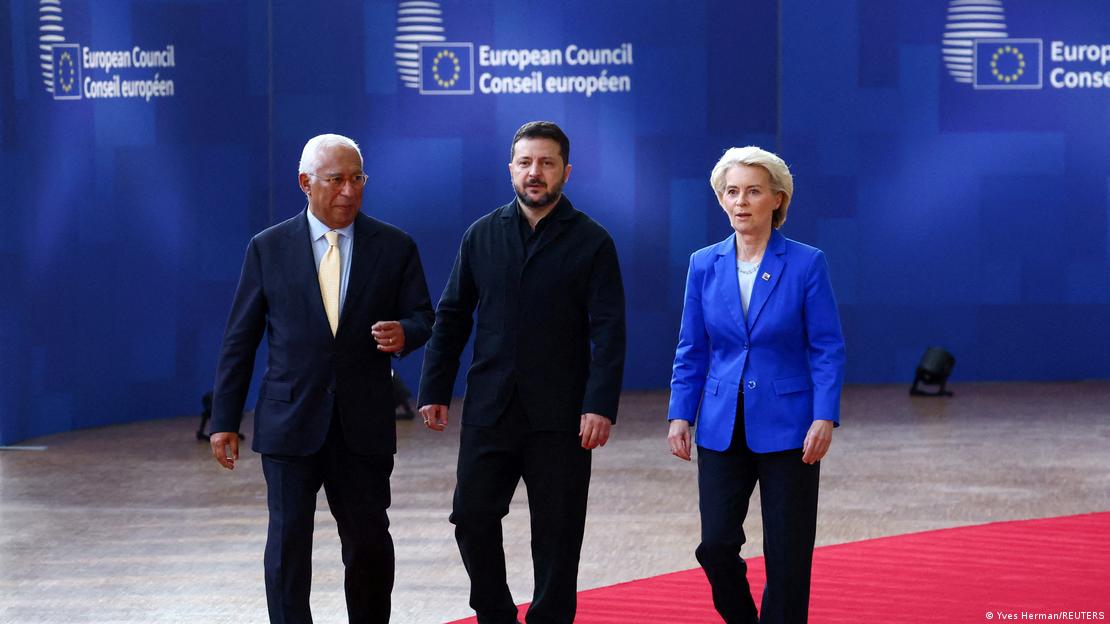 Κόστα, Ζελένσκι, φον ντερ Λάιεν στις Βρυξέλλες Κόστα, Ζελένσκι, φον ντερ Λάιεν στις Βρυξέλλες