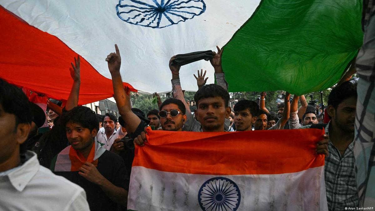 The CJP is one of several groups protesting in India against the country's election body chief Image: Arun Sankar/AFP