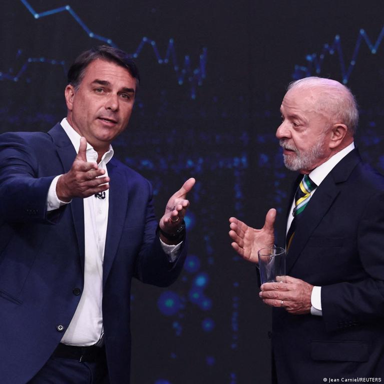 Lula e Flávio travam debate tenso marcado por bate-boca