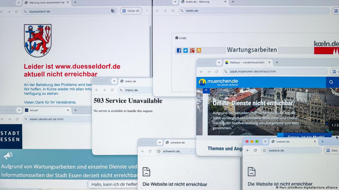 PHP'deki güvenlik açığı nedeniyle Almanya'da da çok sayıda internet sitesine erişilemiyor. PHP'deki güvenlik açığı nedeniyle Almanya'da da çok sayıda internet sitesine erişilemiyor.