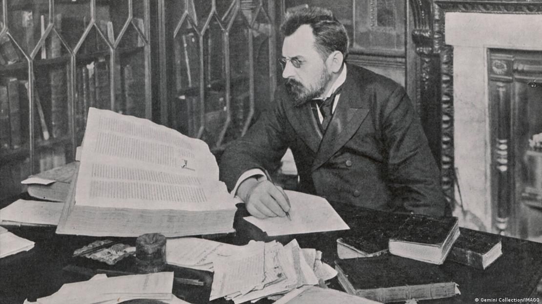 Retrato de Wilfrid Voynich, el librero que adquirió el manuscrito en 1912 en un colegio jesuita cerca de Roma.