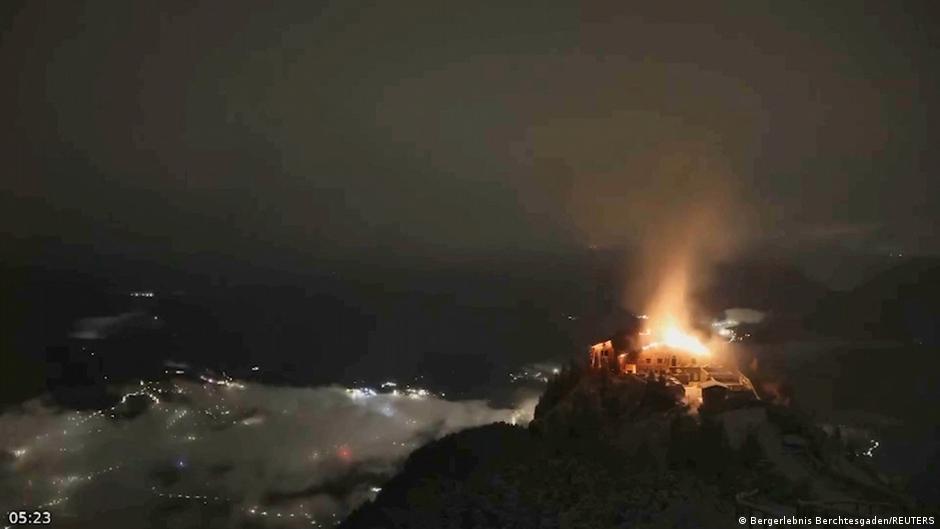 Großbrand am Kehlsteinhaus: Feuer wieder aufgeflammt
