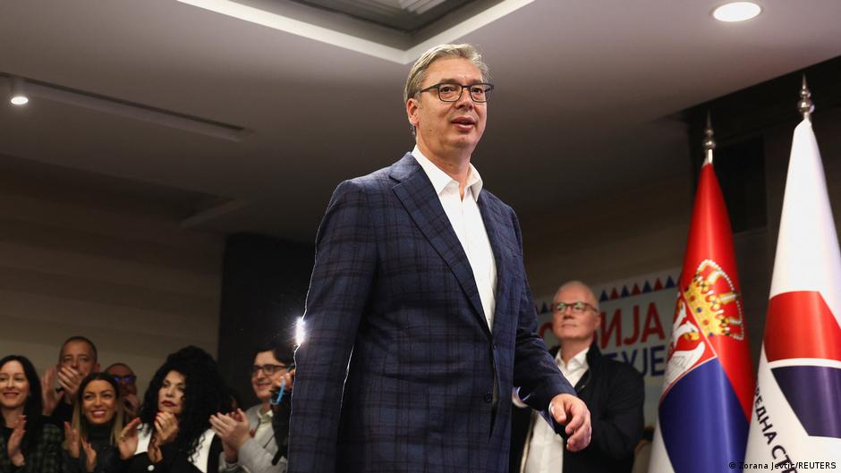 Serbia election: Vucic concedes defeat to student-led movement