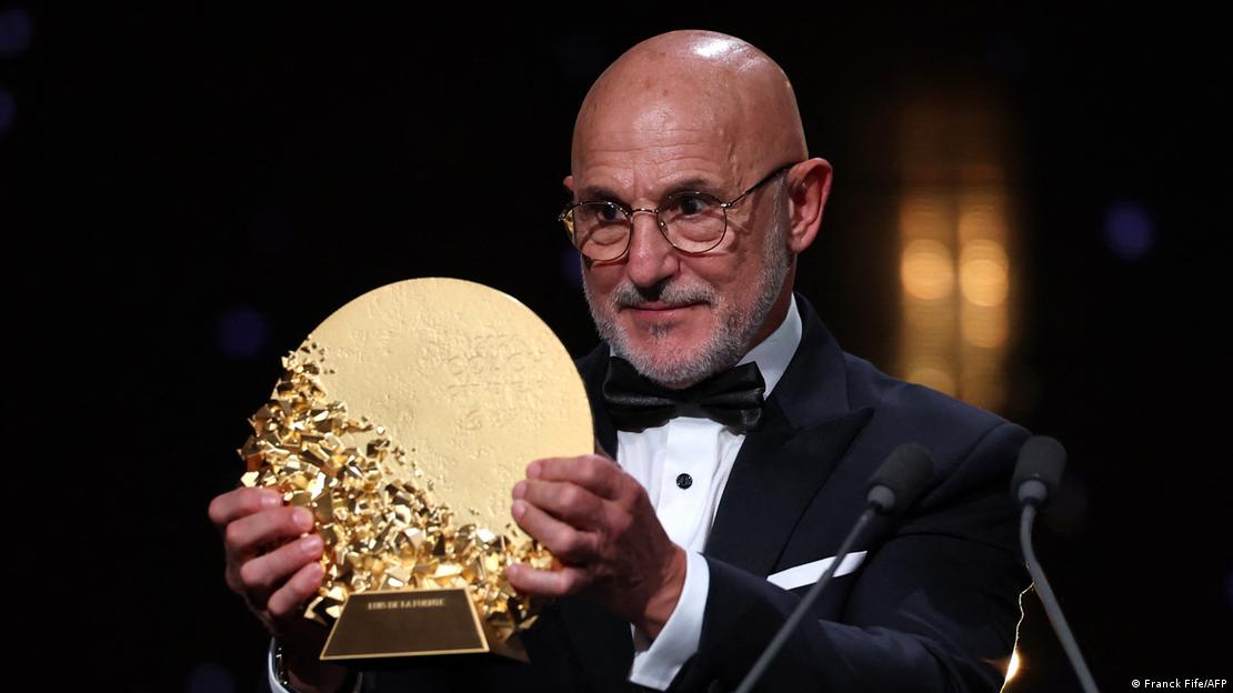 Luis de la Fuente at the Ballon d'Or award event