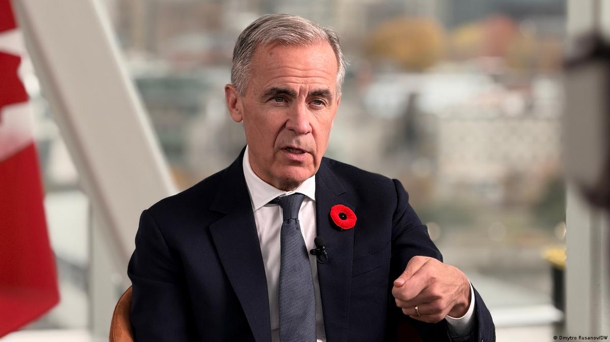 Carney told DW that in 'many cases' there could be scope for deeper Canada-EU cooperation than between Canada and the US Image: Dmytro Rusanov/DW