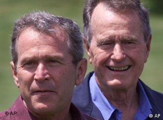 Both Bushes became subjects of possible war crimes charges under the controversial Belgian law.
