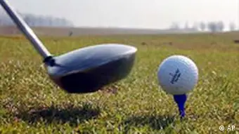 Golf Sport Schläger und Ball