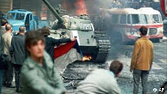 Einmarsch sowjetischer Truppen während des Prager Frühlings 1968 Quiz 50 Jahre Deutsche Welle Frage 2