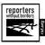 Logo Reportera bez granica s engleskim tekstom