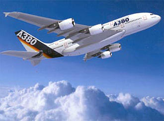 载客量达550人的巨型飞机将在2006年投入运行