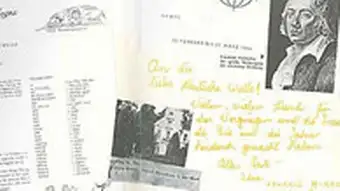 50 Jahre Deutsche Welle: Glückwunschkarte aus Salisbury, Australien