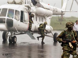Private Militärfirmen warten auf ihren Einsatz in Liberia