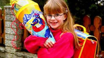 Una niña con su Schultüte