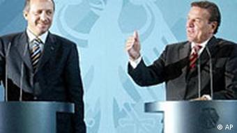 Schröder und Erdogan, Berlin 2003
