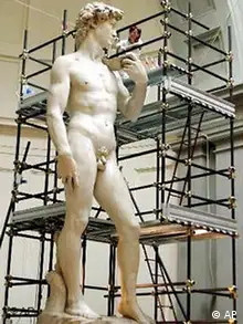 David von Michelangelo in Florenz Reinigung