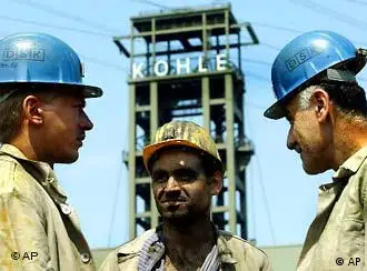 鲁尔区的煤矿工人