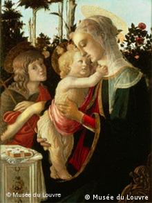 Boticelli: Virgen con Niño y Ángel.